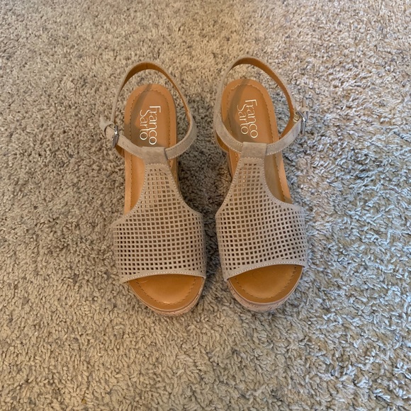 franco sarto wedge sandals dsw